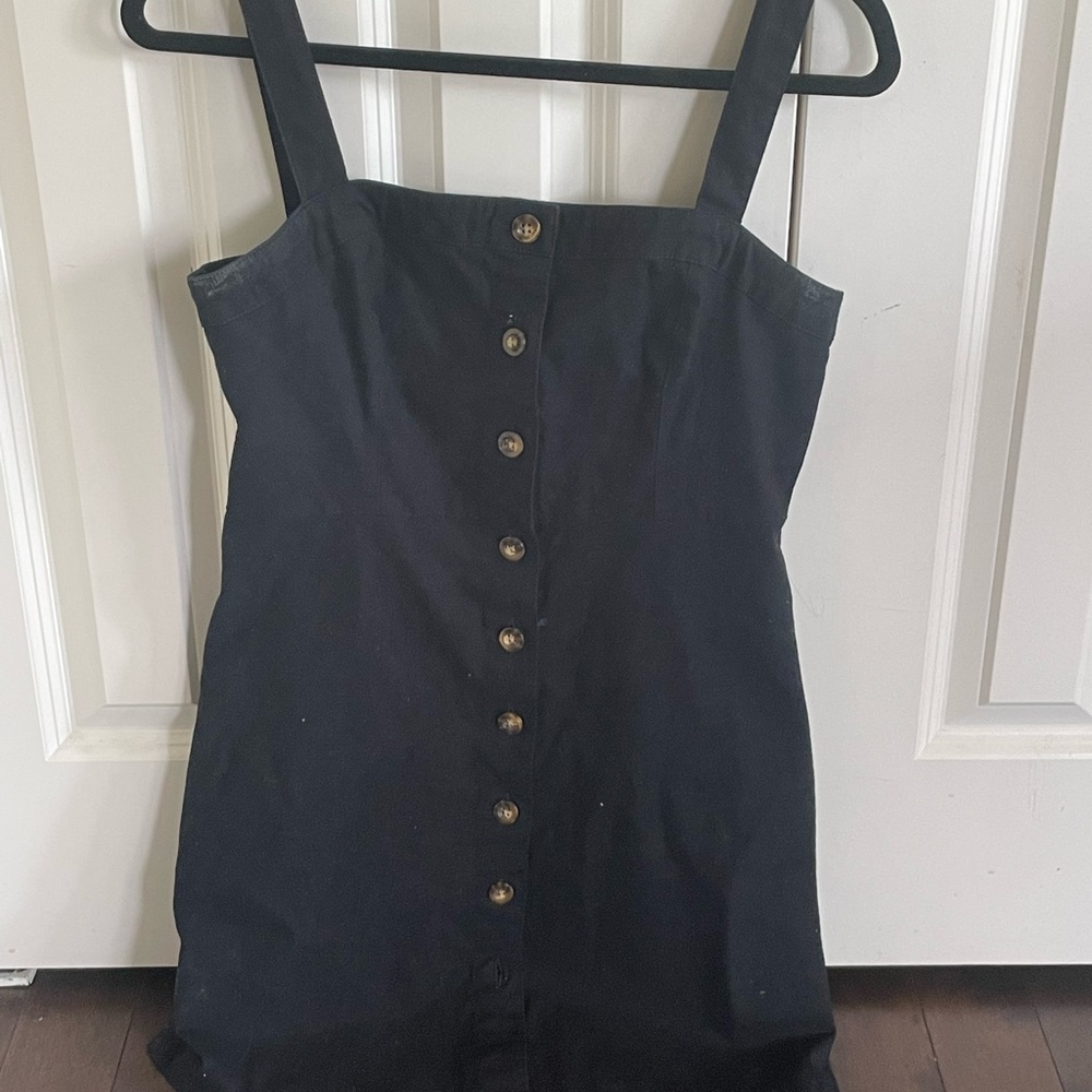 button up mini dress